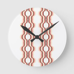 Horloge Ronde Symétrie de vague pêche