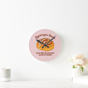 Horloge Ronde Synonym Rolls Comme Grammer Utilisé Pour Faire