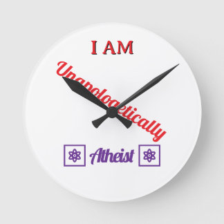Horloge Ronde T-shirt athée sans excuses