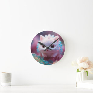 Horloge Ronde Tasse Créature Fantastique Mignonne - Mug Animal M