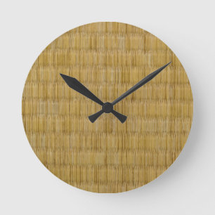 Horloge Ronde Tatami Mat 畳