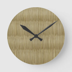 Horloge Ronde Tatami Mat 畳 2