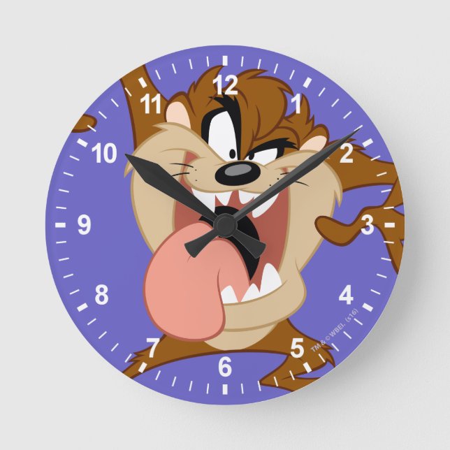 Horloge Ronde TAZ | Sticking his Tongue Out (Recto)