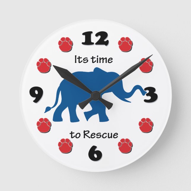 Horloge Ronde Temps de secours (Recto)