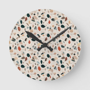 Horloge Ronde Terrazzo