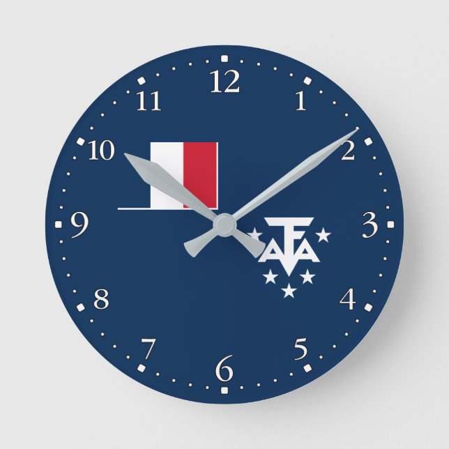 Horloge Ronde Terres australes françaises de l'Antarctique (Recto)