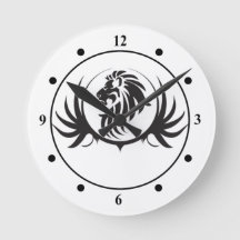 Tête noire de lions