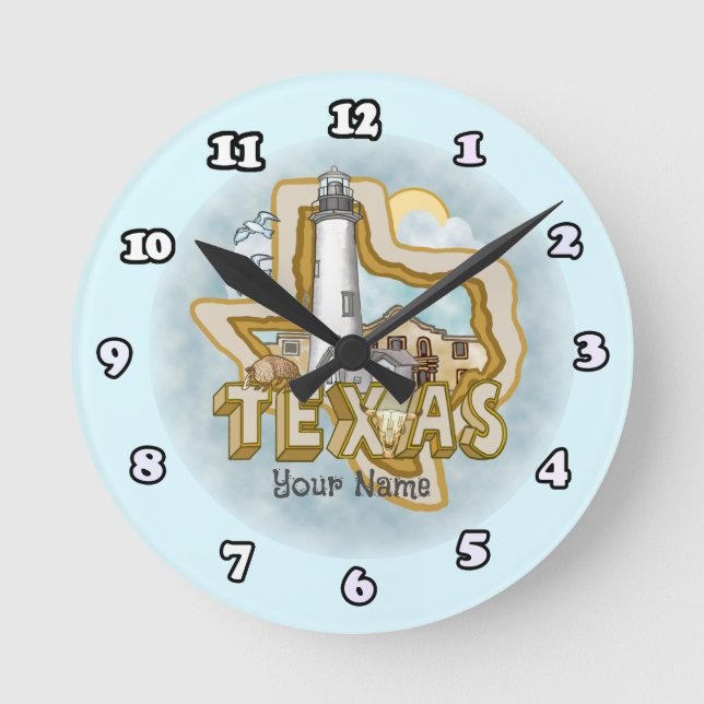 Horloge Ronde Texas (Recto)
