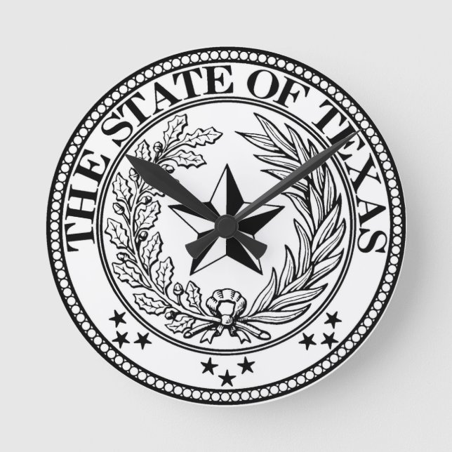 Horloge Ronde Texas Wall Clock (Recto)