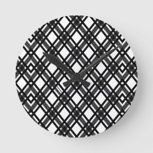 Horloge Ronde Texture des bandes