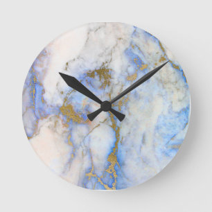 Horloge Ronde texture marbre