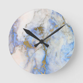 Horloge Ronde texture marbre