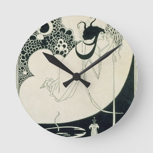 Horloge Ronde The Climax, illustration 'salome' by Oscar Wi (Recto)