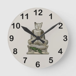 Horloge Ronde The Dao of Meow Clock