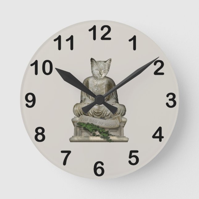 Horloge Ronde The Dao of Meow Clock (Recto)