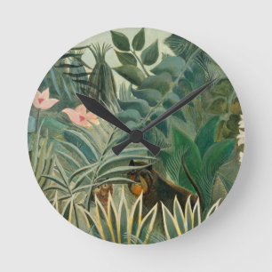 Horloge Ronde The Equatorial Jungle, 1909 (oil on canvas)