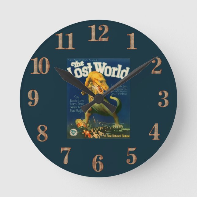Horloge Ronde The Lost World Wall Clock (Recto)