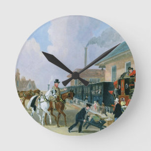 Horloge Ronde The Louth-Londres Royal Mail Travelling by Train