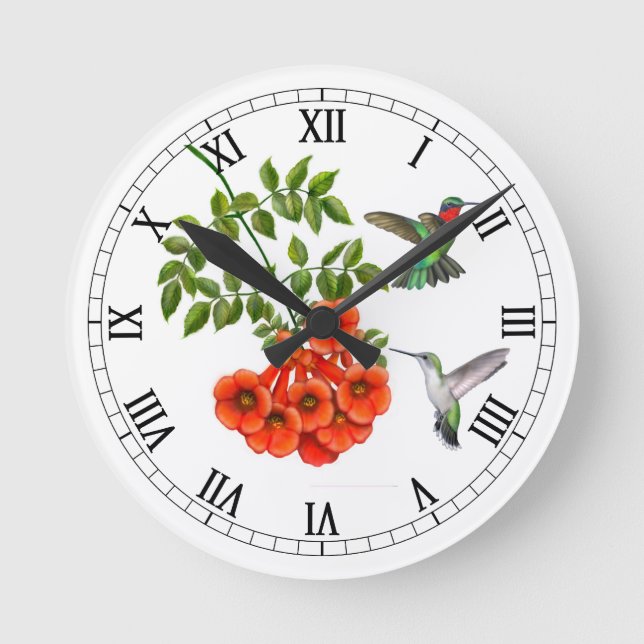 Horloge Ronde The Ruby Throated (Recto)