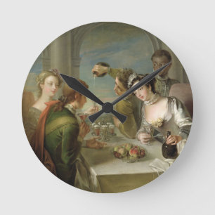 Horloge Ronde The Sense of Taste, c.1744-47 (oil on canvas)