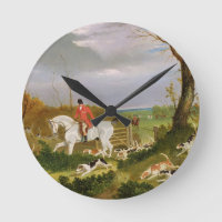 The Suffolk Hunt - Going to Cover near Herringswel