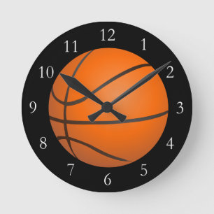Horloge Ronde Théème de basket-ball