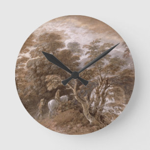 Horloge Ronde Thomas Gainsborough une piscine de région bois