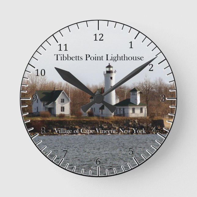 Horloge Ronde Tibbetts Point Lighthouse clock (Recto)