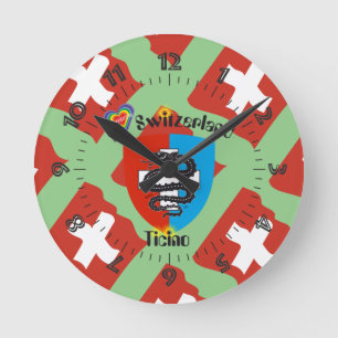 Horloge Ronde Ticino Suisse Svizzera Svizra