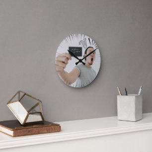 Horloge Ronde Tiens bon, c'est mon tour ! – Conception d'express