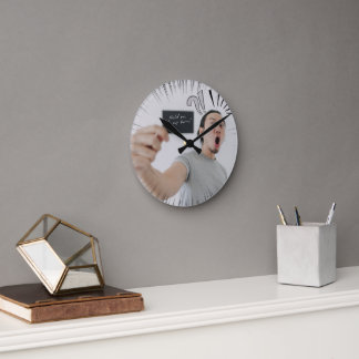 Horloge Ronde Tiens bon, c'est mon tour ! – Conception d'express