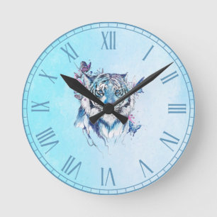 Horloge Ronde Tigre