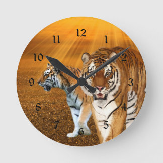 Horloge Ronde Tigres