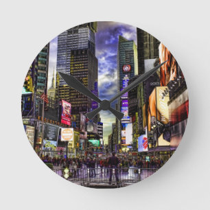 Horloge Ronde Times Square Photo en HDR