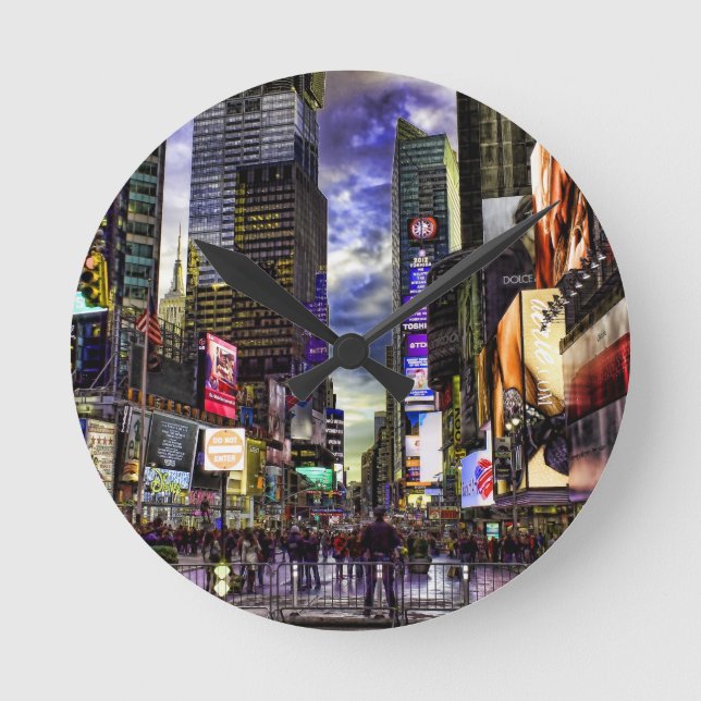 Horloge Ronde Times Square Photo en HDR (Recto)