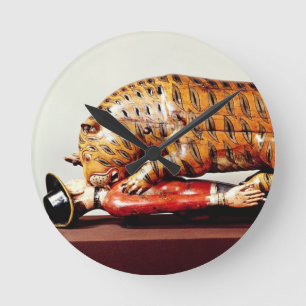 Horloge Ronde Tipu's Tiger, c.1790 (wood)