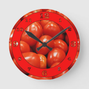 Horloge Ronde Tomates roms