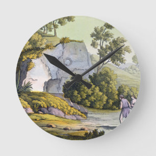 Horloge Ronde Tombeau de Sun, Pérou, de 'Le Costume Ancien et de