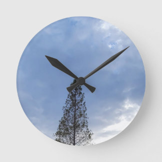 HORLOGE RONDE TOMBER LE CIEL