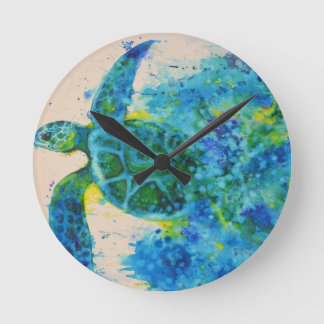 Horloge Ronde tortue de mer