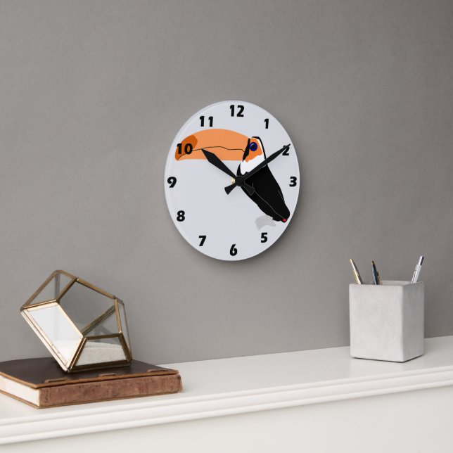 Horloge Ronde Toucan Design (Bureau)
