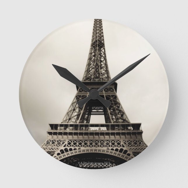 Horloge Ronde Tour Eiffel 8 (Recto)