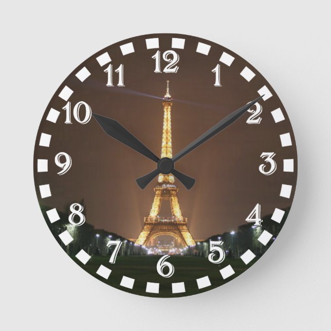 Horloge Ronde Tour Eiffel, Paris, France (Recto)