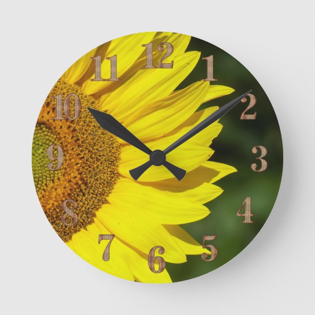 Horloge Ronde Tournesol (Recto)