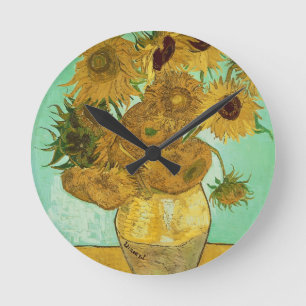 Horloge Ronde Tournesols de Vincent van Gogh  , 1888