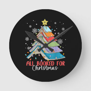 Horloge Ronde Tous Réservés Pour Le Livre De Noël Lumière De Sap