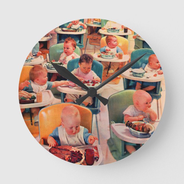 Horloge Ronde tout le baby-restaurant (Recto)