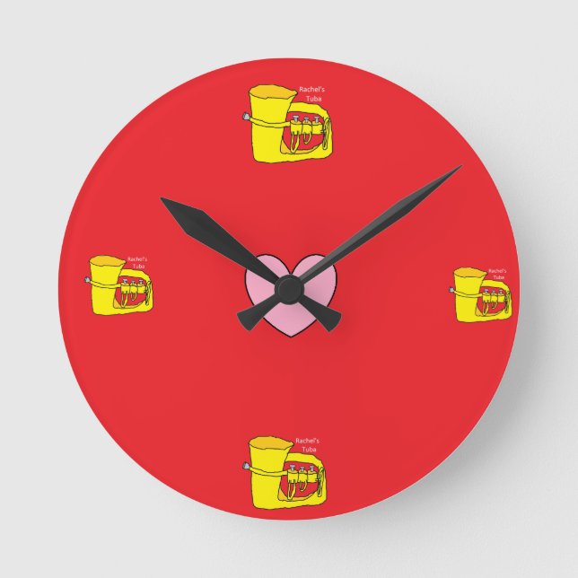 Horloge Ronde Tout le temps est tuba time (Recto)