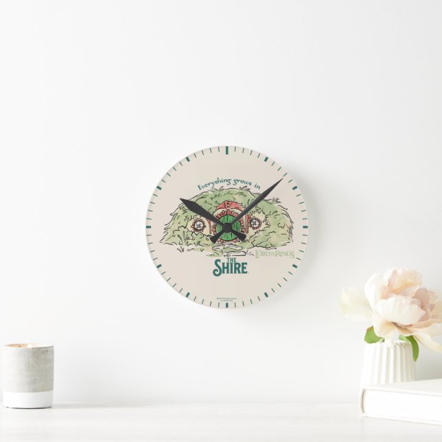 Horloge Ronde Tout pousse dans LA COMTÉ™ (Maison)
