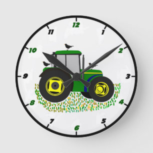 Horloge Ronde Tractor Wall